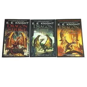 E.E. Knight Dragon Strike Three Book Paperback Bundle Dragon Series #4 #5 #6